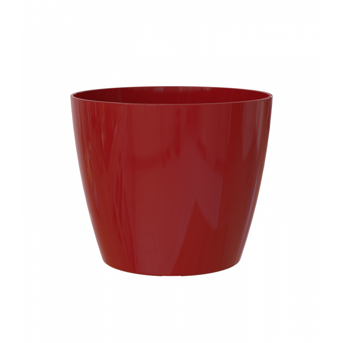 plastic-pot-recyclable-planter-glossy-indoor-red